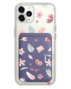 iPhone Magnetic Wallet Case - Wild Flower