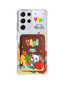 Android Magnetic Wallet Case - Yipi Baby Panda