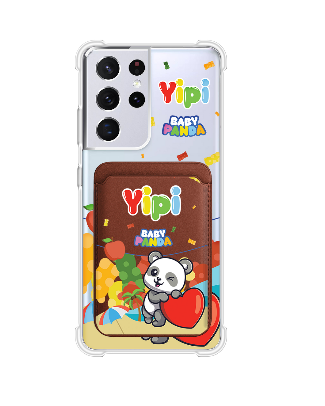 Android Magnetic Wallet Case - Yipi Baby Panda