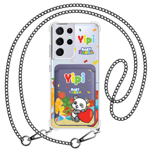 Android Magnetic Wallet Case - Yipi Baby Panda