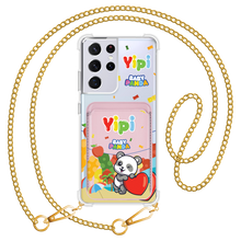 Load image into Gallery viewer, Android Magnetic Wallet Case - Yipi Baby Panda
