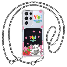 Load image into Gallery viewer, Android Magnetic Wallet Case - Yipi Strawberry Kiss
