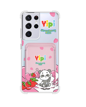 Load image into Gallery viewer, Android Magnetic Wallet Case - Yipi Strawberry Kiss
