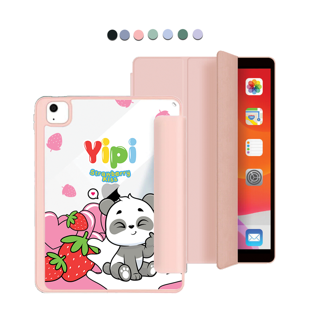 iPad Acrylic Flipcover - Yipi Strawberry Kiss