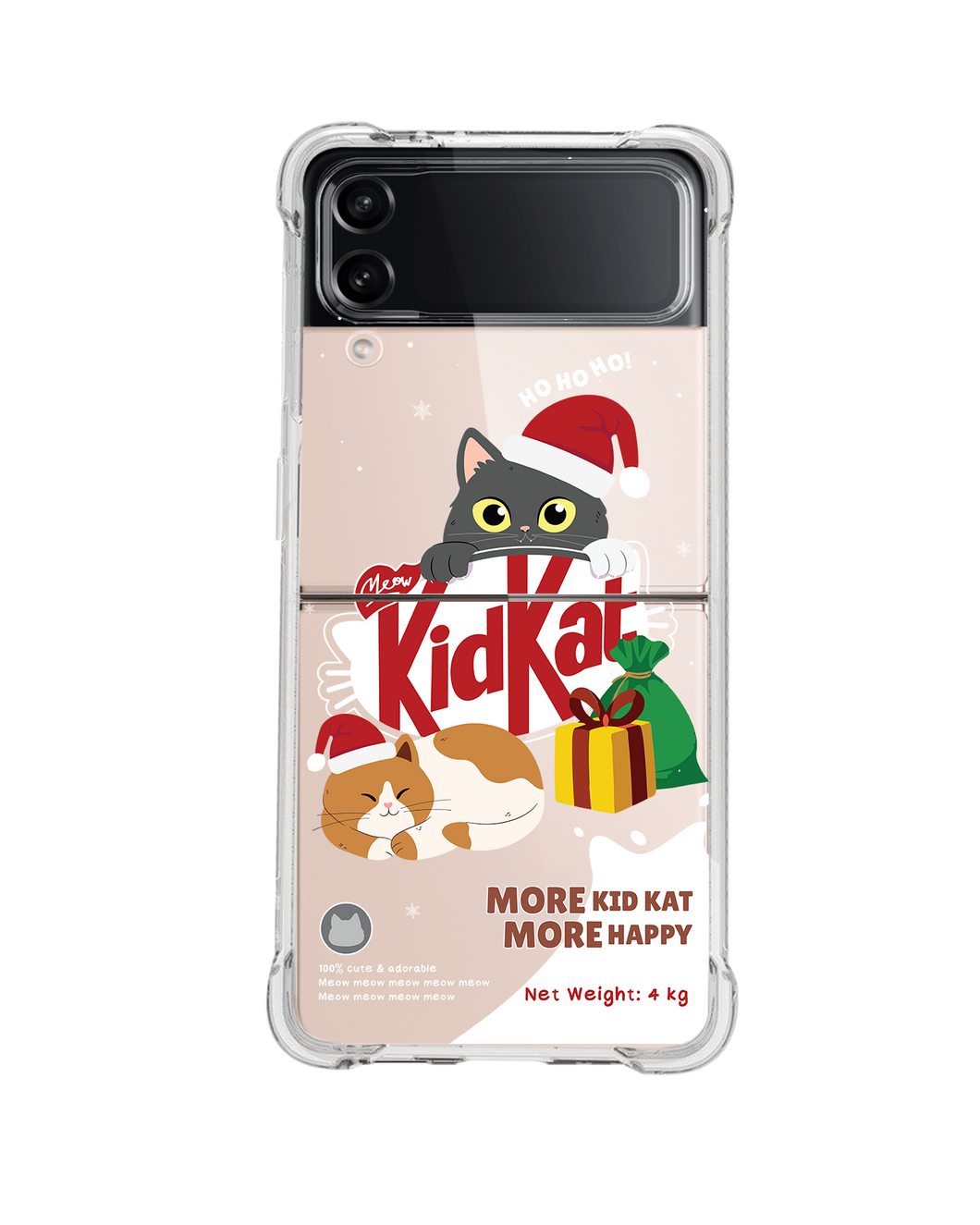 Android Flip / Fold Case - Kidkat Christmas